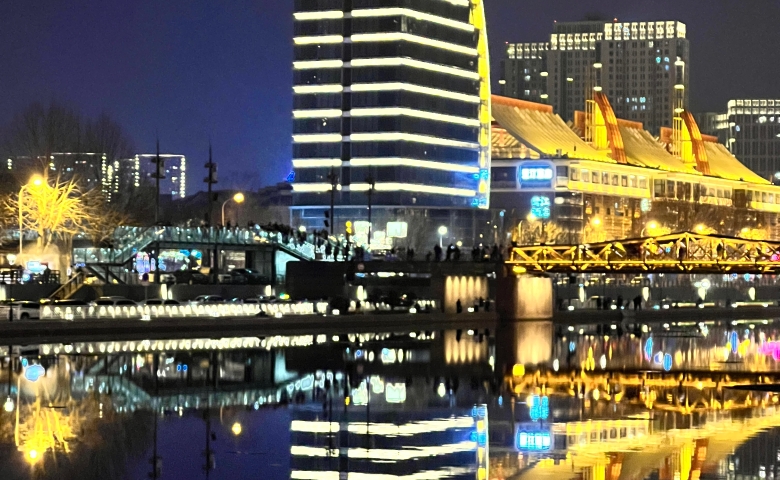 天津 海河之夜